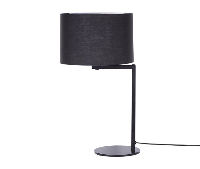 Beliani Candeeiro de mesa BALDWIN Preto