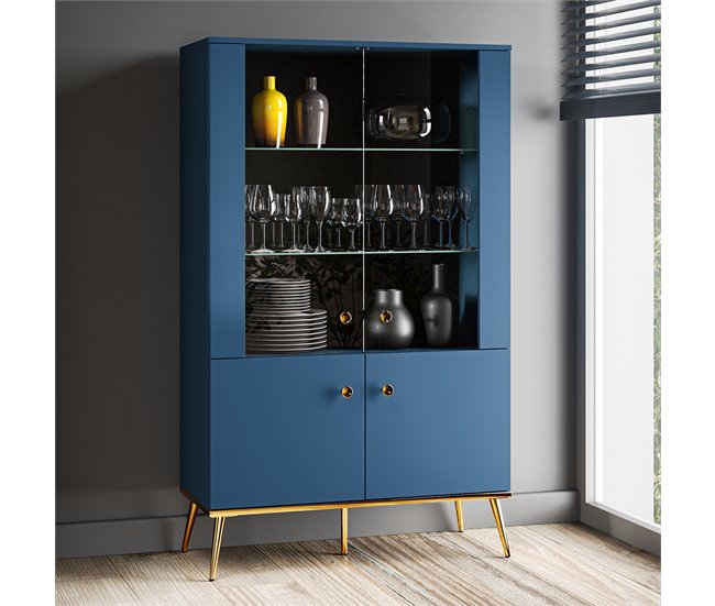 Baú de 4 portas Thalia 92 Azul