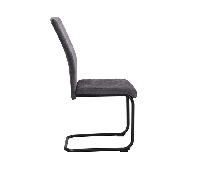 Conjunto de 4 cadeiras TONI  Cinza Escuro