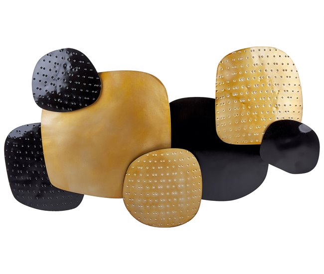 Beliani Decoração de parede HAFNIUM Preto