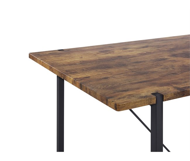 Beliani Mesa de centro SAVANNAH 80x160 Castanho