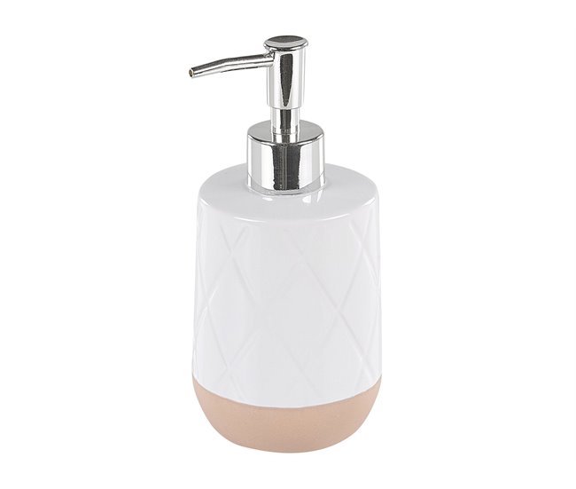 Beliani Conjunto de acessórios de banho LEBU Branco