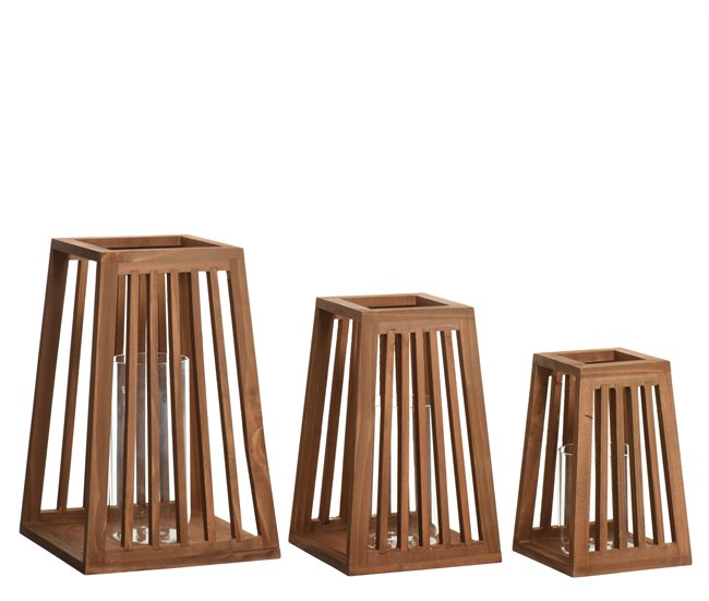 Lanterna decorativa em MADERA marca DECORIS 