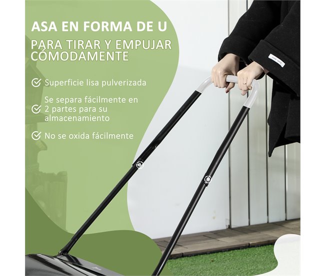 Rolo de Jardim Aço DURHAND Preto