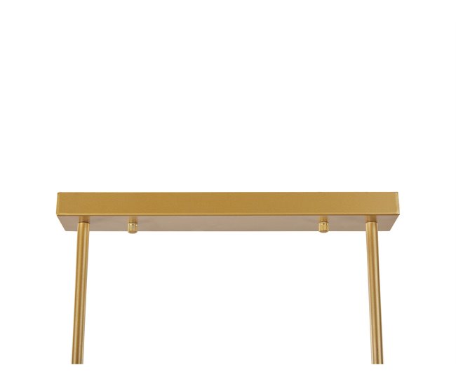 Beliani Lámpara colgante ZIKULI Dourado