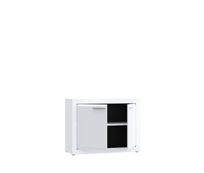 Aparador branco brilhante LIVING Branco Brillo