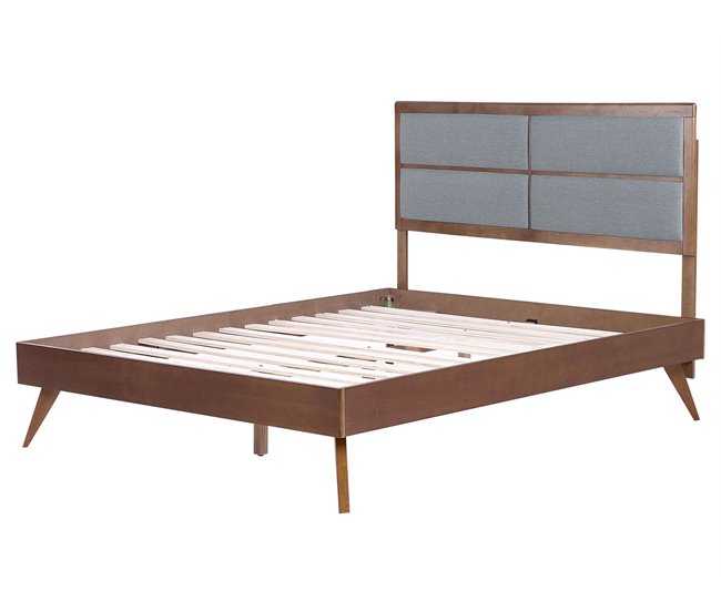 Beliani Cama MDF POISSY 167x202 Cinza