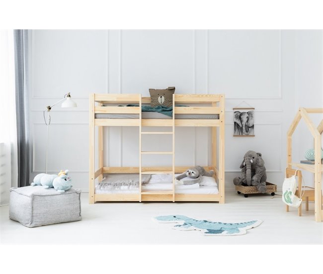 Beliche cabine de madeira Mila CLPN 70x140 Natural