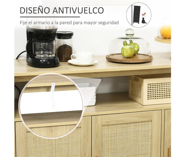 Aparador de Sala de Estar 120 Castanho