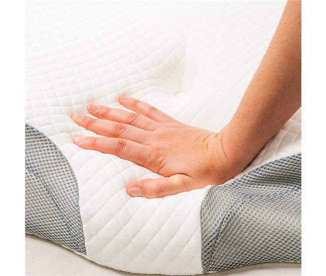 Almofada Cervical Ergonómica 3 em 1 Branco
