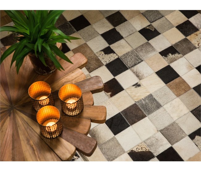 Beliani Patchwork RIZE Bege
