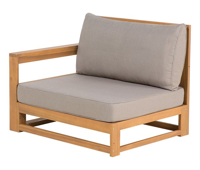 Beliani Conjunto lounge TIMOR Cinza Escuro