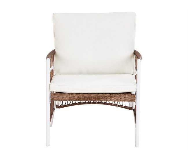 Beliani Conjunto bistrô LEVICO Branco