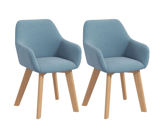 Cadeiras de Sala de Jantar Azul