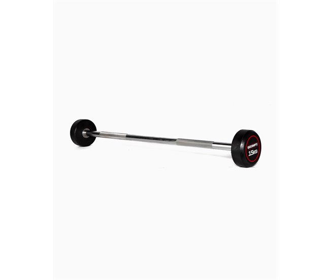 Barra Peso Fixo 15Kg - BOOMFIT Preto