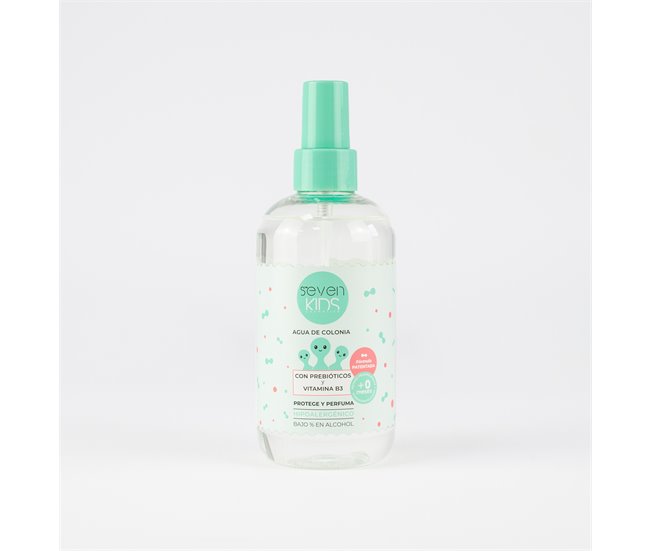 Água de colónia PREBIÓTICOS com 250ml marca SEVEN KIDS Transparente