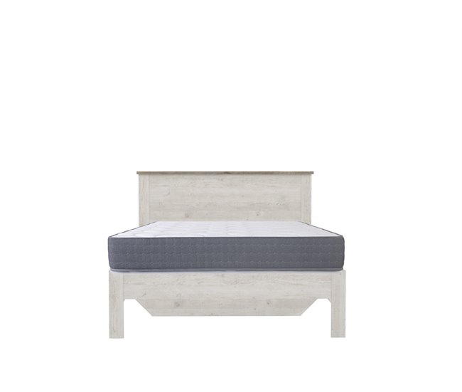 cama de casal 150x190 cm VERONA Carvalho
