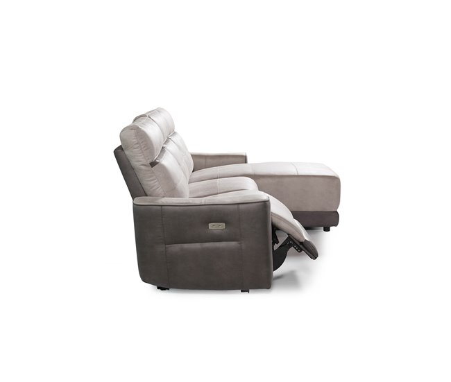 Chaise longue relax eléctrico MOON Cinza