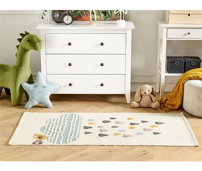 Tapete para crianças BLANG Beliani Mostarda