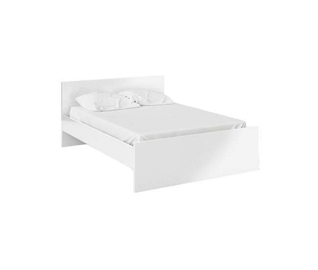 Cama NAIA branco brilhante Branco