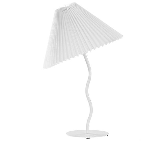 Beliani Candeeiro de mesa ALWERO Branco