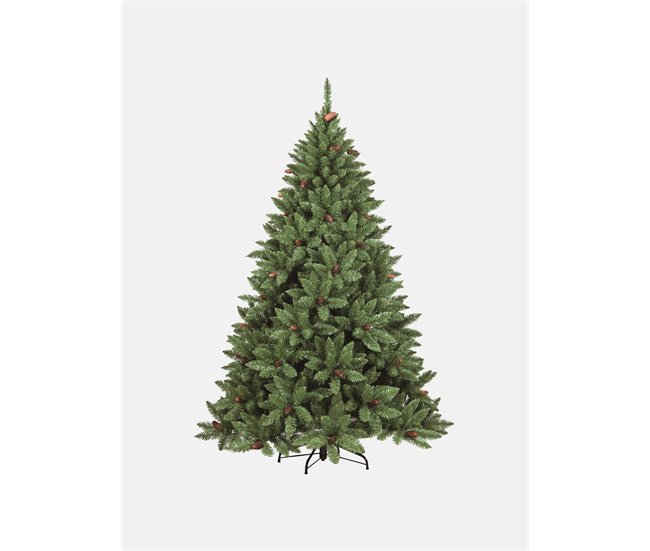Árvore de Natal de efeitos reais Verde/ Cinza