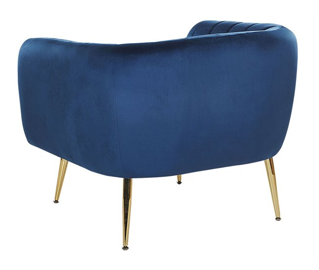 Beliani Sillón LACONIA Azul
