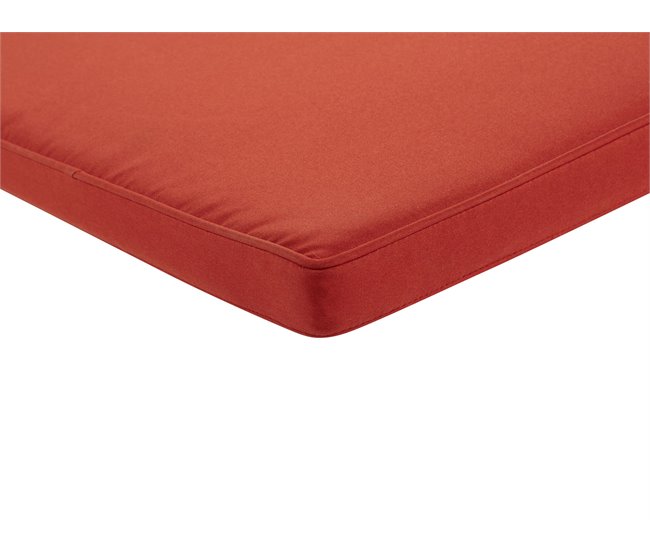 Beliani Almofada de assento para exterior SOVANA 148x45 Vermelho
