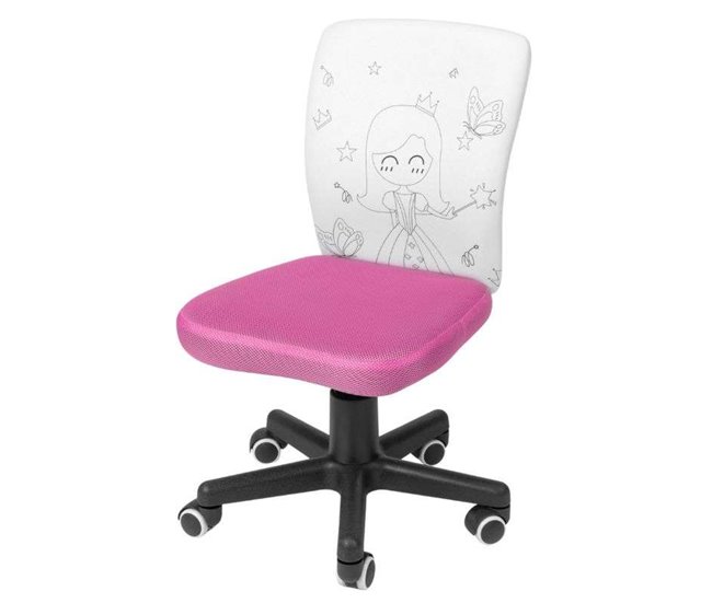 Cadeira infantil ajustável Paint Me Giraffe Rosa