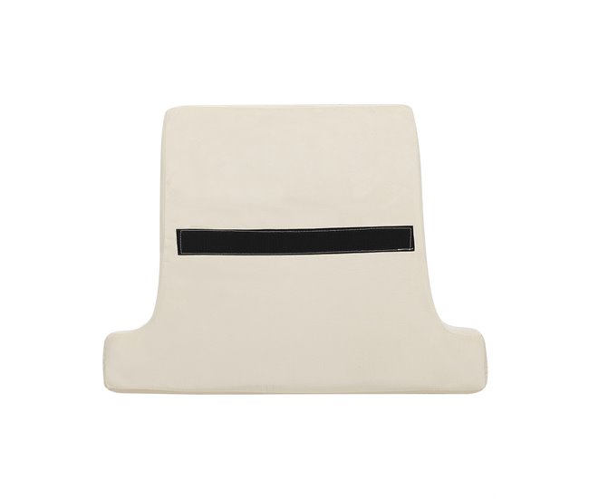 Beliani Poltrona ALTA Branco/ Bege