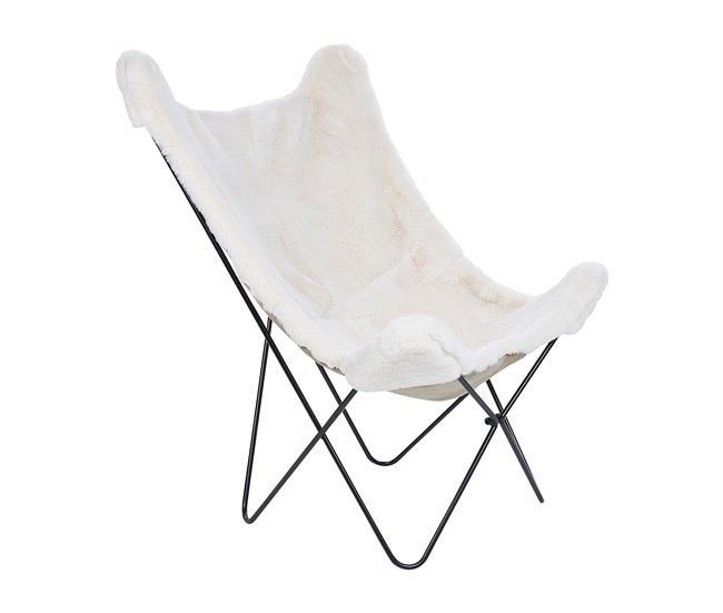 Beliani Poltrona NYBRO Branco