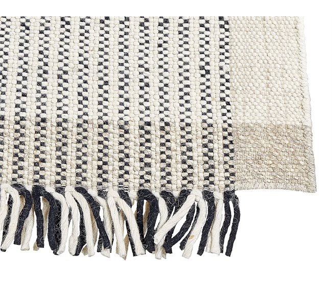 Beliani Entrelaçado DIVARLI 80x150 Bege