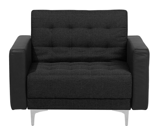 Beliani Sillón ABERDEEN Grafito