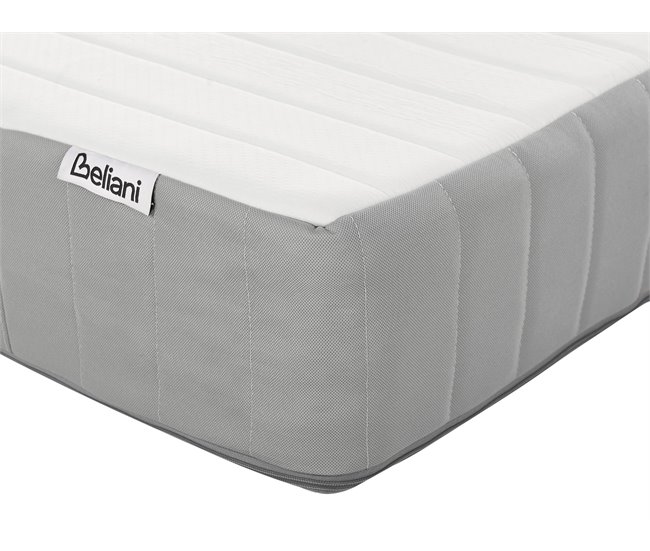 Beliani Colchón doble de 7 zonas con relleno de espuma viscoelástica FLUFFY 