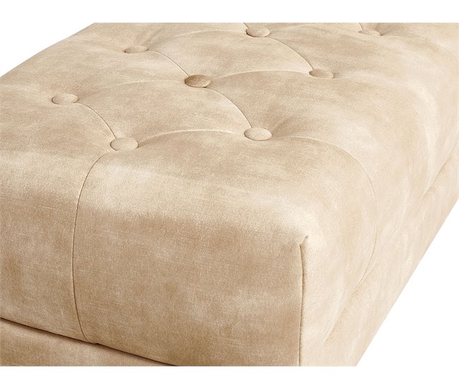 Beliani Banco de cama ROSEVILLE 117x40 Bege