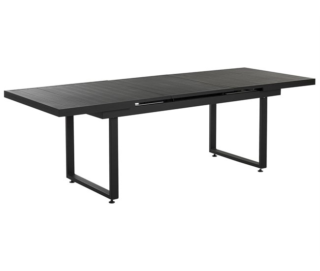 Beliani Conjunto de refeição VALCANETTO/BUSSETO Preto