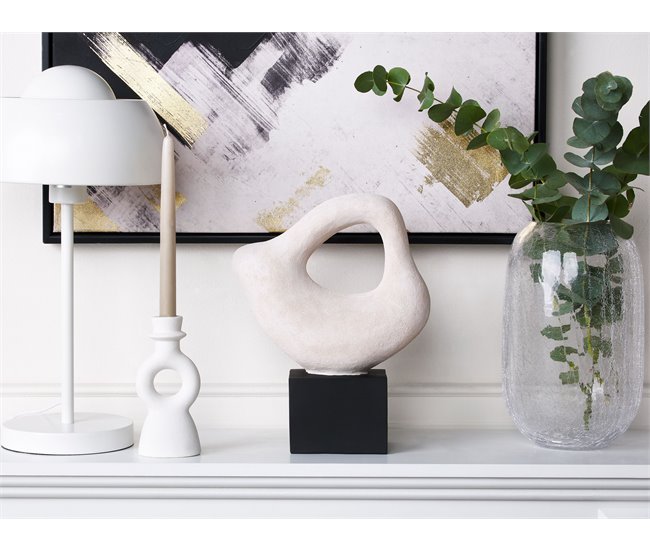 Beliani Acessório decorativo KAVALA Branco/ Bege