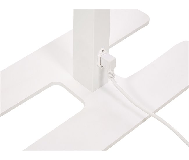 Beliani Candeeiro de pé SCULPTOR Branco