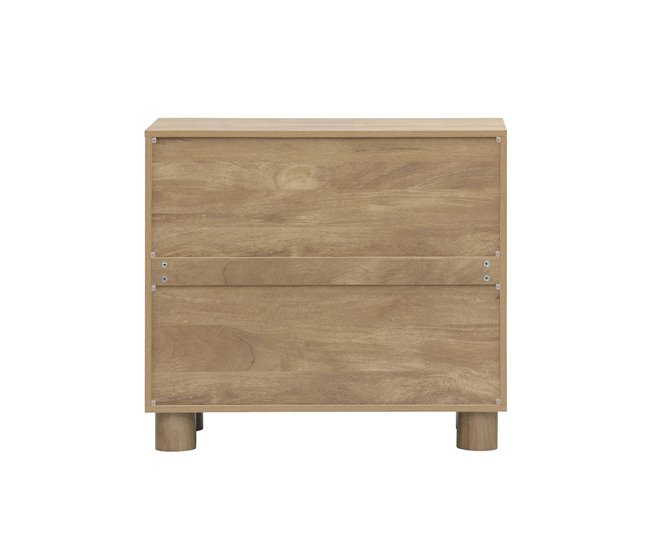 Aparador exótico efeito madeira de manguier 2 portas reversíveis 80 Madeira