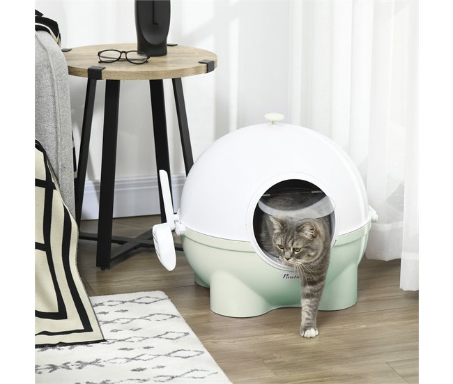 Caixa de Areia para Gatos PP e PC PawHut Verde
