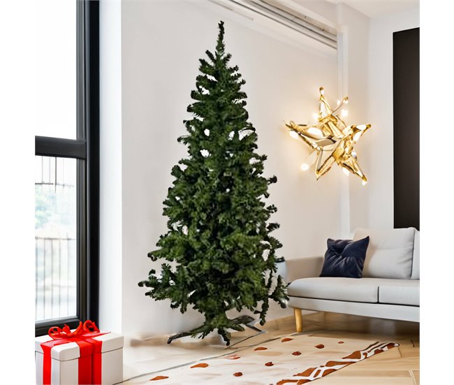 Árvore de Natal de efeitos reais Verde/ Cinza