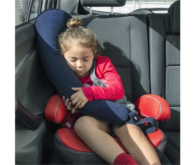 Almofada de Viagem Insuflável com Suporte para Assentos IG115243 Multicor