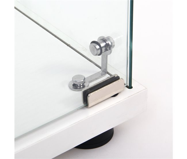 Armário de exposição, armário alto, sala de estar, cozinha 80 Branco