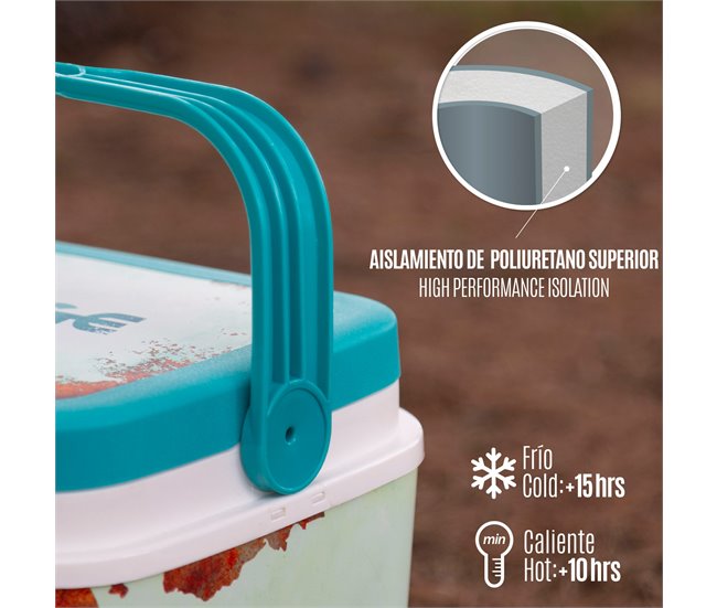 Aktive Geleira de praia rígida de 5 litros Classic Azul