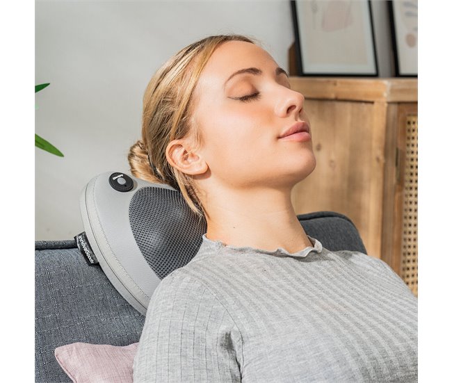 Massajador Shiatsu Compacto Recarregável Preto