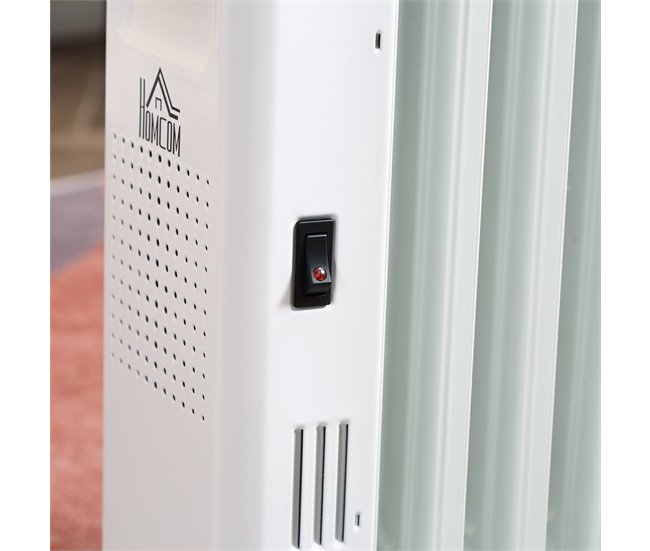 Aquecedor a Óleo HOMCOM 820-275V90 Branco