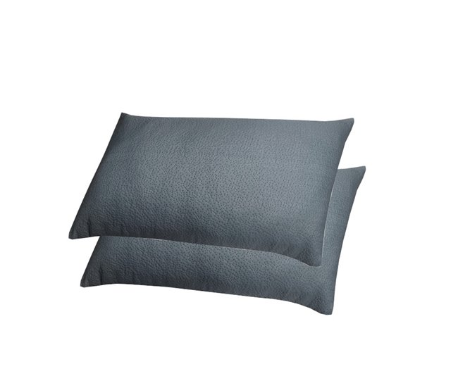 Pack de 2 almofadas VISCO ACTI CARBON 60cm Branco