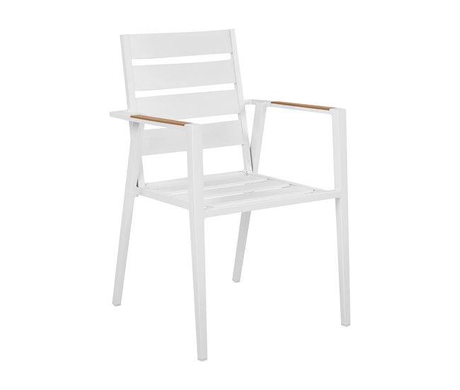 Beliani Conjunto de refeição VALCANETTO/TAVIANO Branco