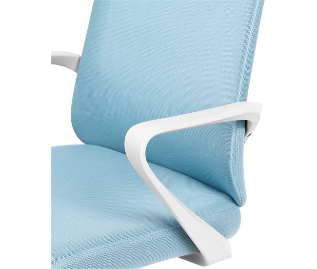 Beliani Cadeira de escritório EXPERT Azul Claro