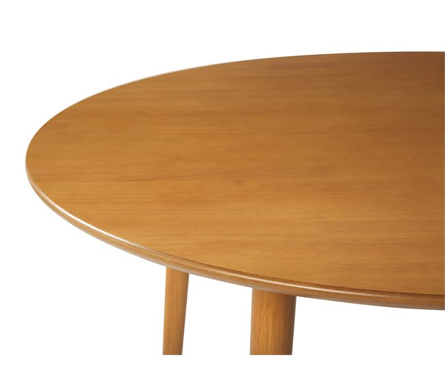 Beliani Mesa de jantar RADAN Castanho
